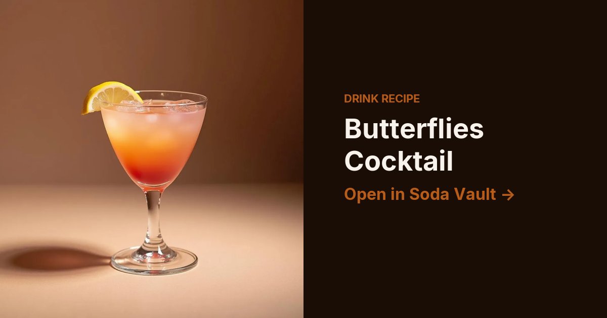 Butterflies Cocktail