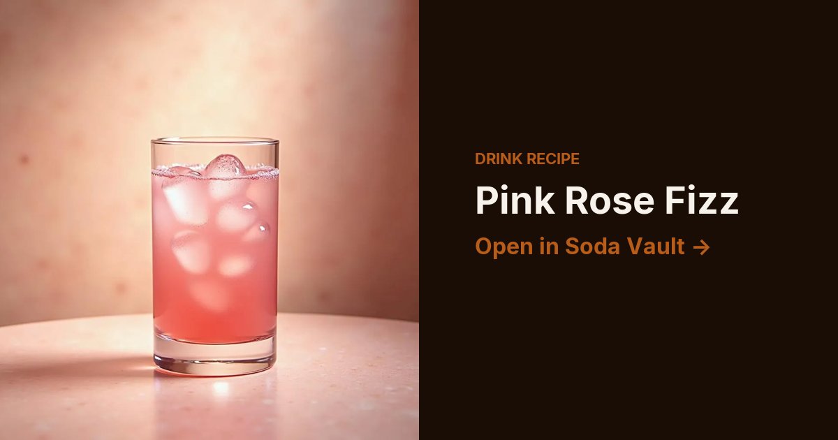 Pink Rose Fizz