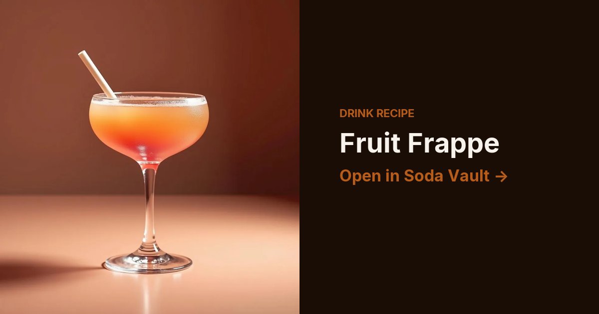 Fruit Frappe