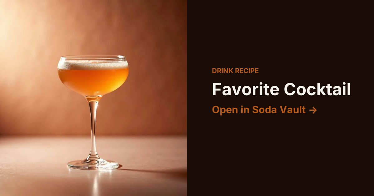 Favorite Cocktail