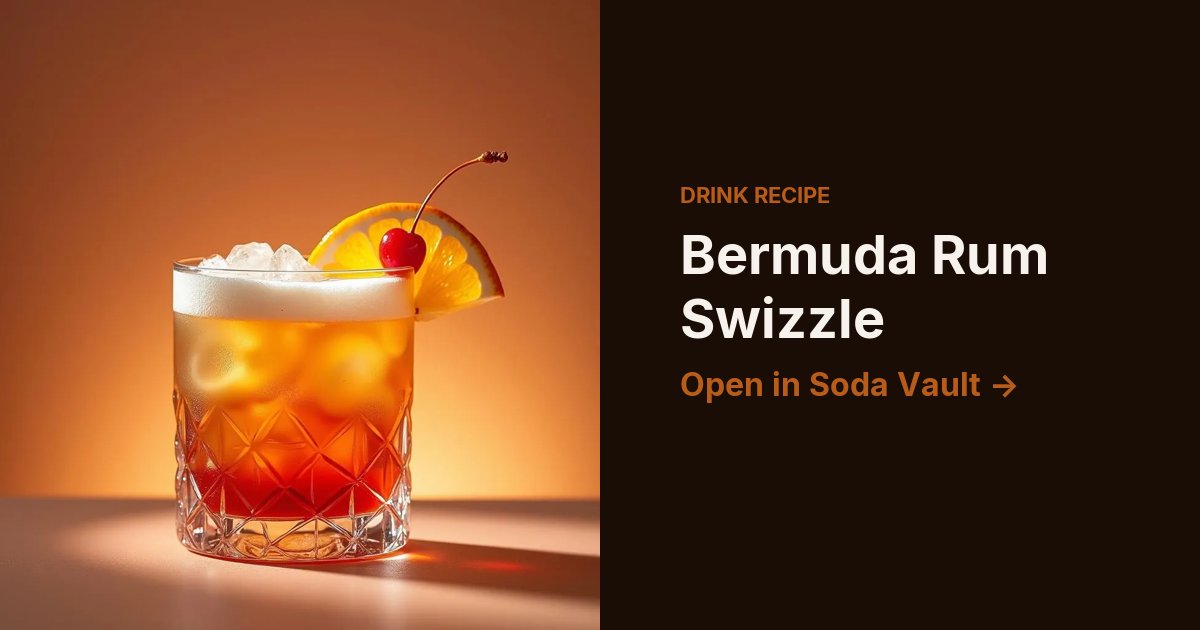 Bermuda Rum Swizzle