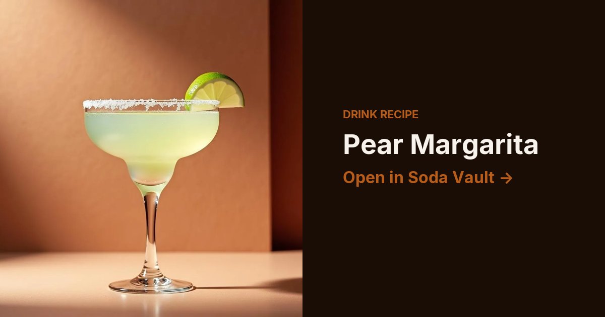 Pear Margarita