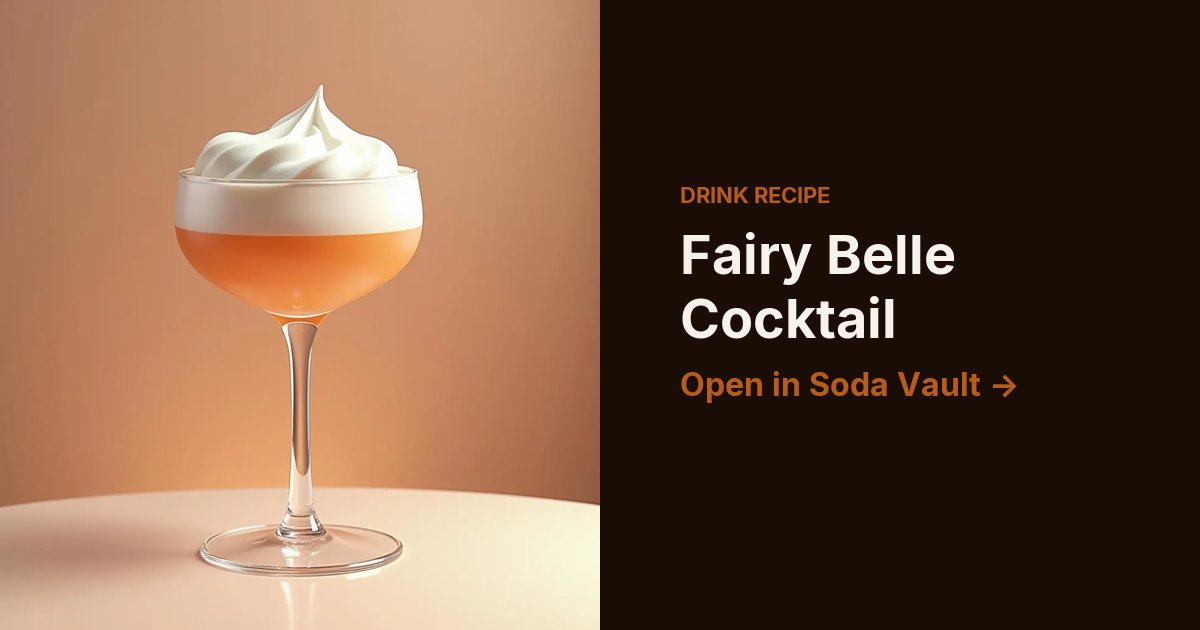 Fairy Belle Cocktail