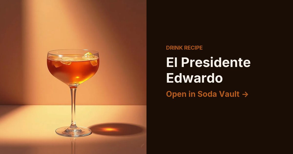 El Presidente Edwardo