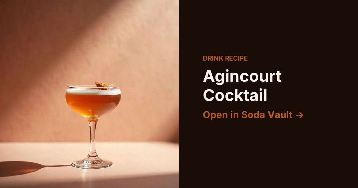 Agincourt Cocktail