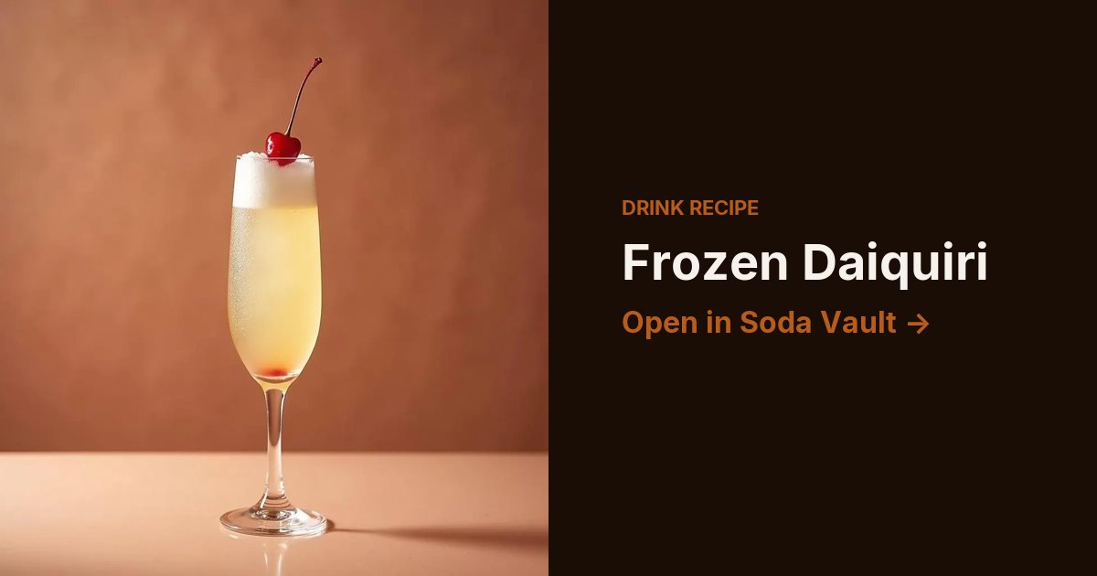 Frozen Daiquiri