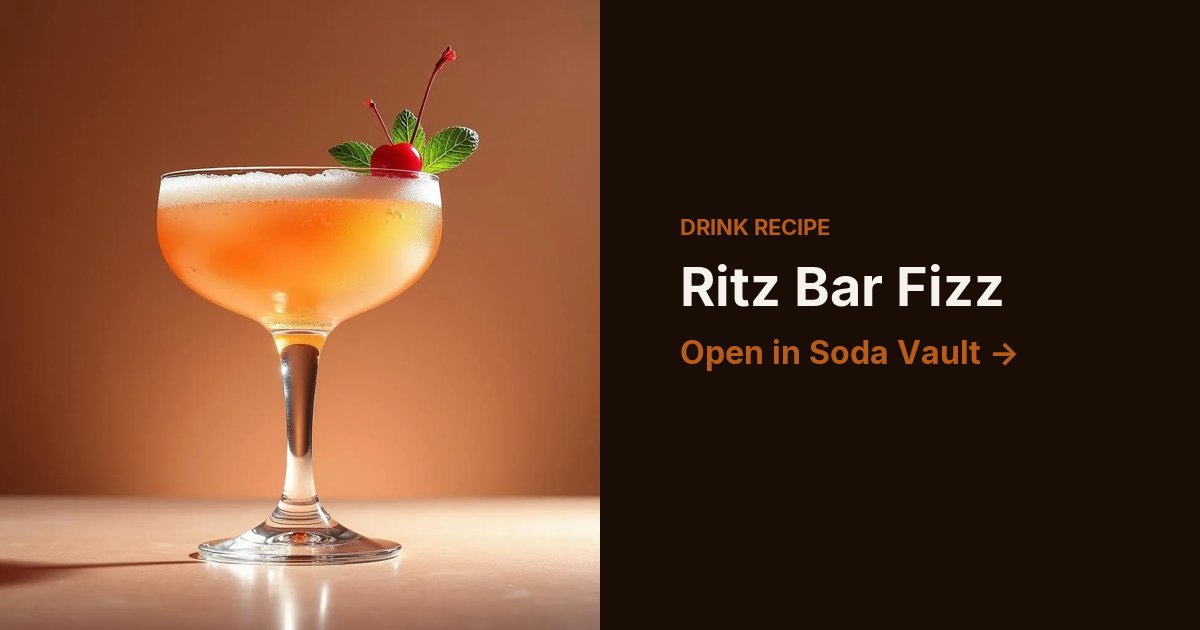 Ritz Bar Fizz