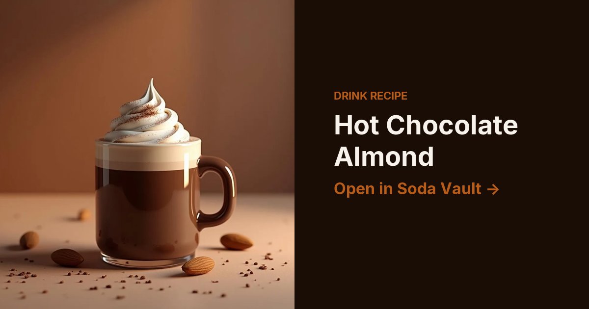 Hot Chocolate Almond