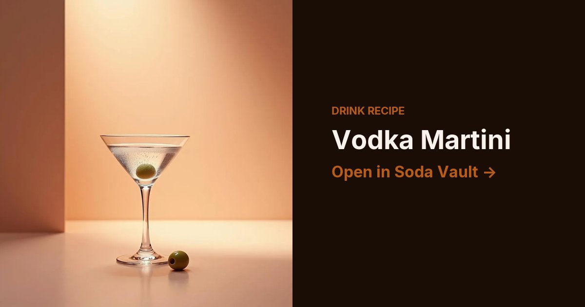 Vodka Martini