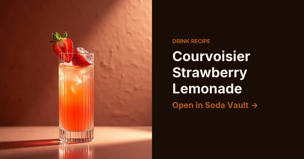 Courvoisier Strawberry Lemonade