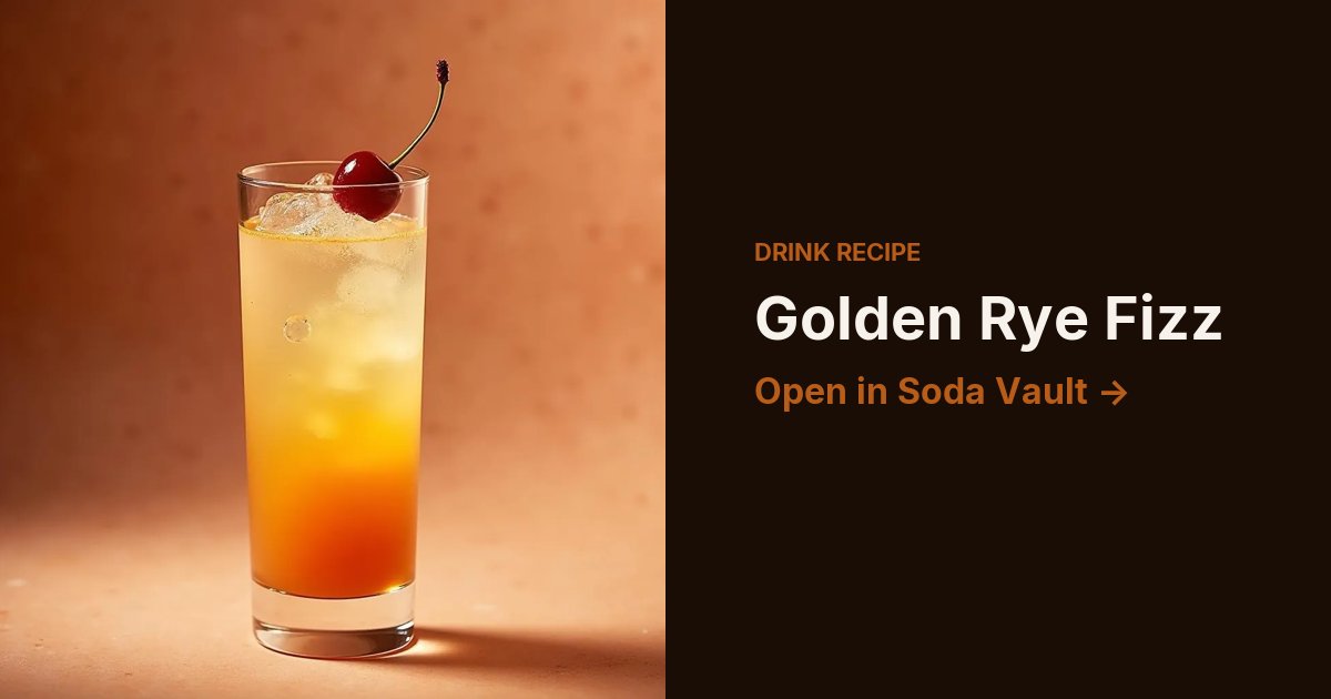 Golden Rye Fizz
