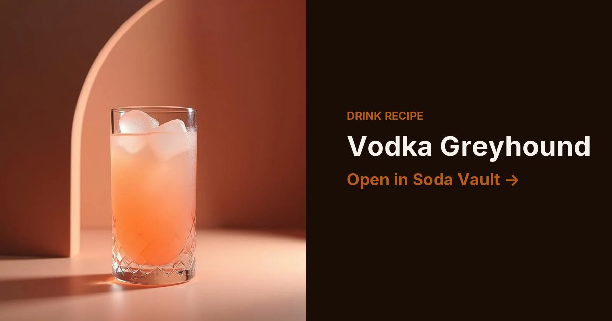 Vodka Greyhound