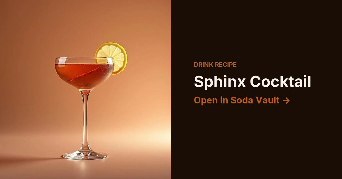 Sphinx Cocktail