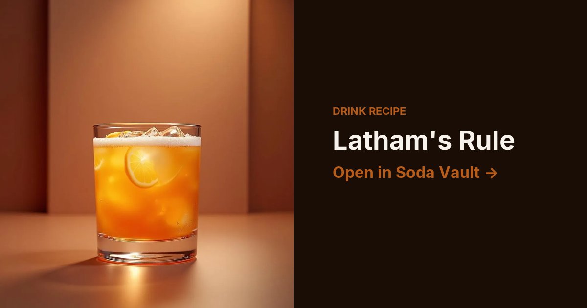 Latham's Rule