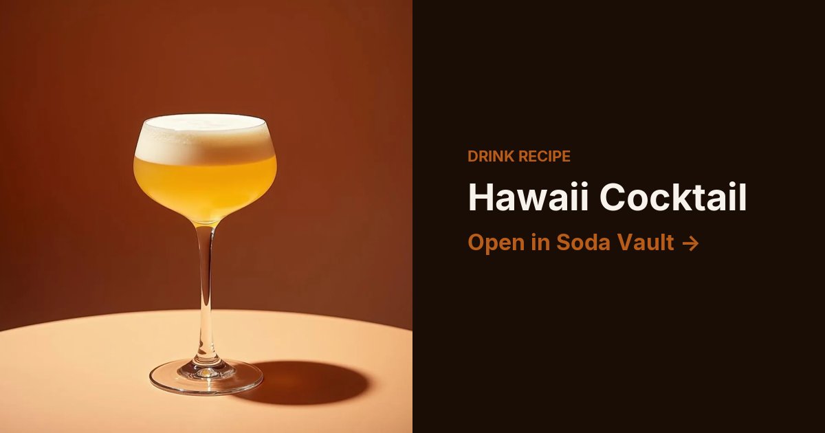 Hawaii Cocktail