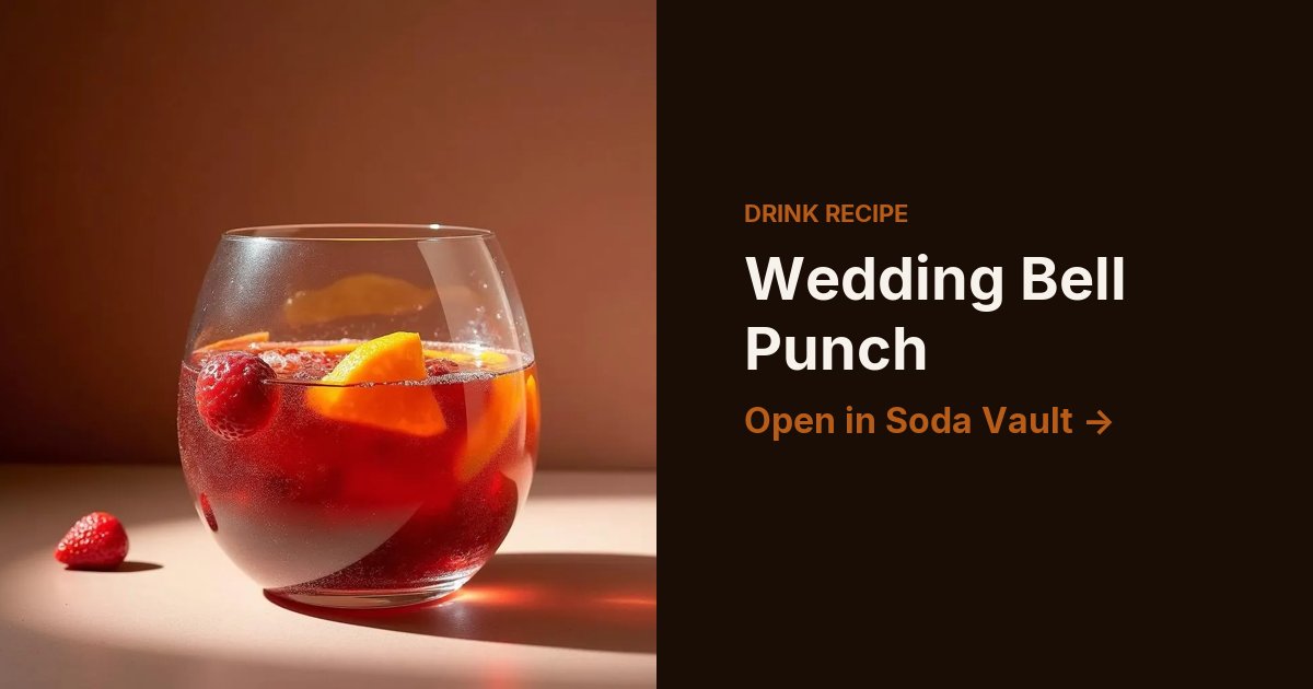 Wedding Bell Punch
