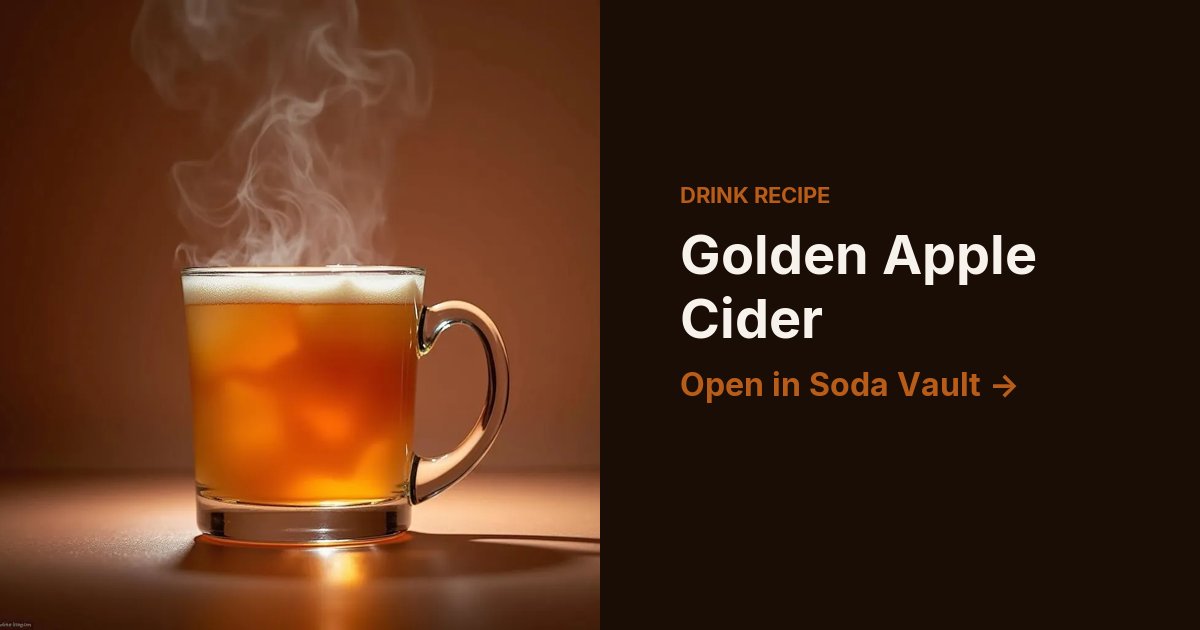 Golden Apple Cider