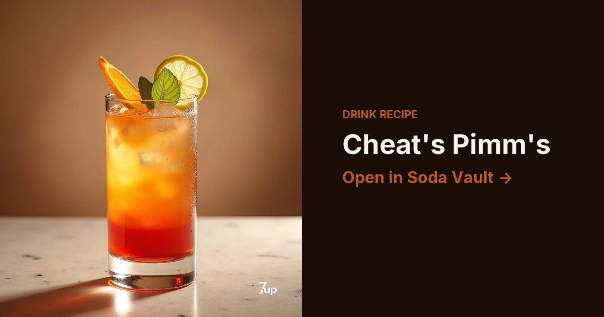 Cheat's Pimm's