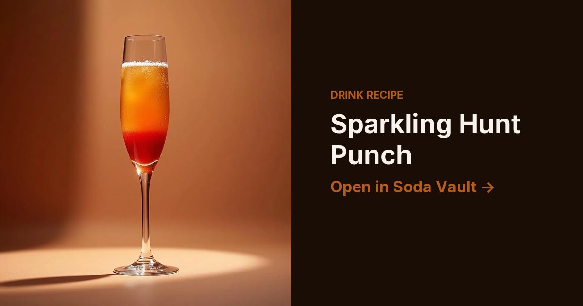 Sparkling Hunt Punch
