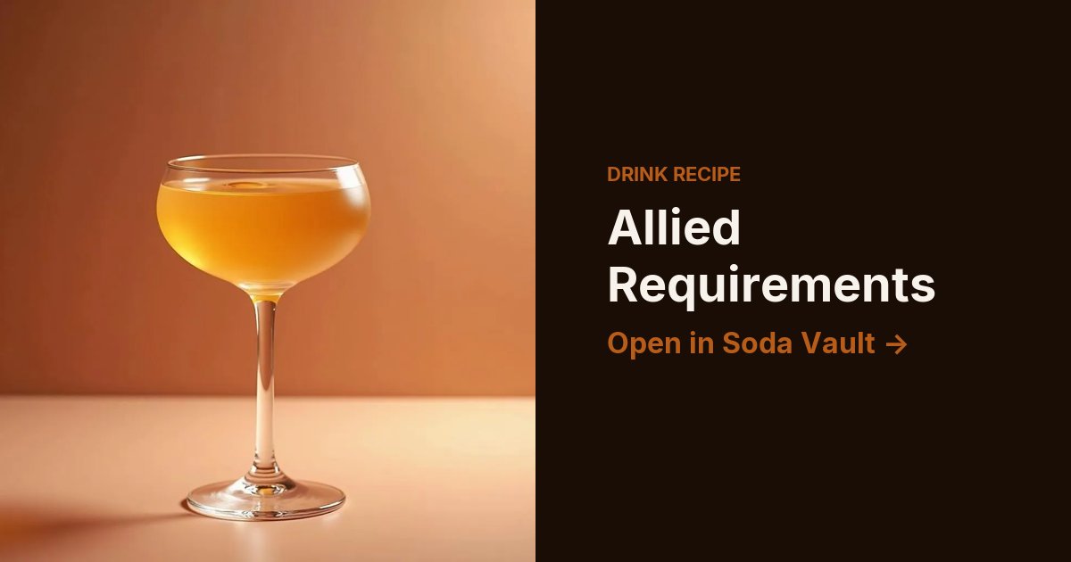 Allied Requirements