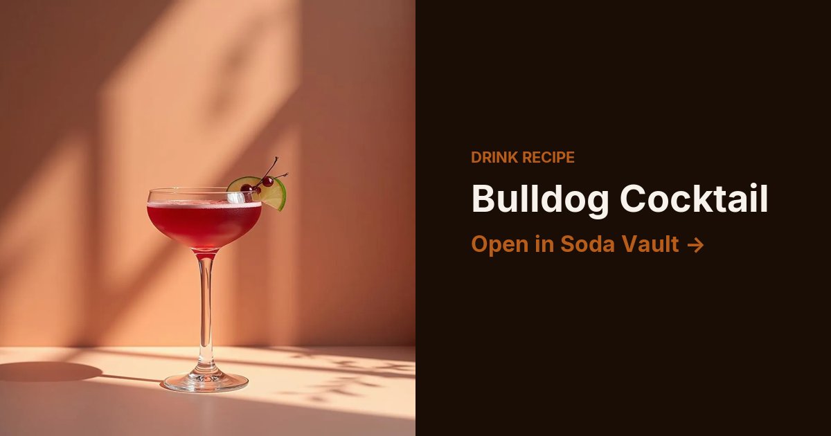 Bulldog Cocktail