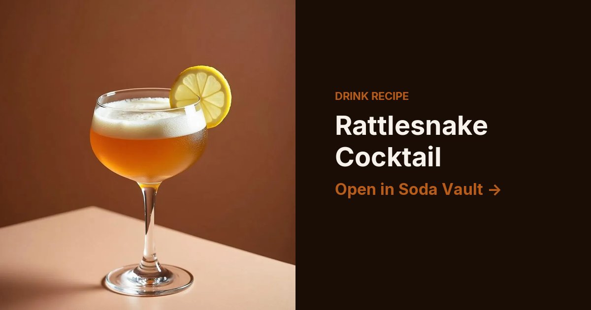 Rattlesnake Cocktail