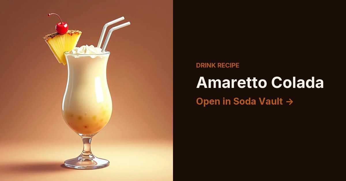Amaretto Colada