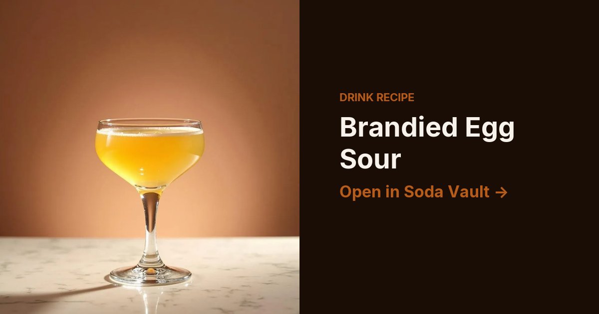 Brandied Egg Sour