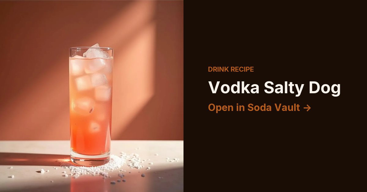 Vodka Salty Dog