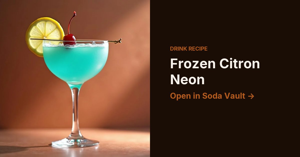 Frozen Citron Neon