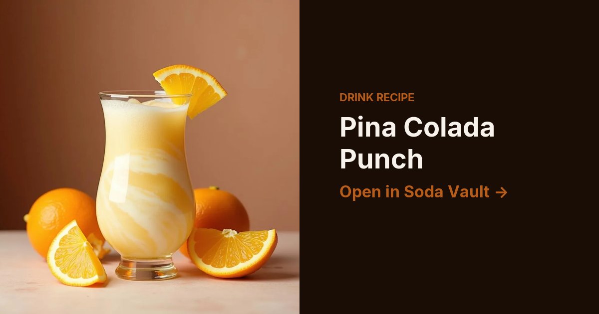 Pina Colada Punch
