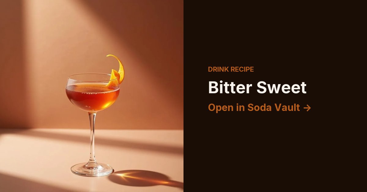Bitter Sweet