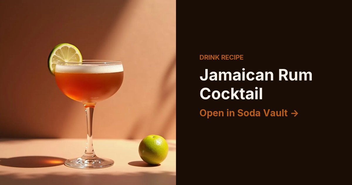 Jamaican Rum Cocktail