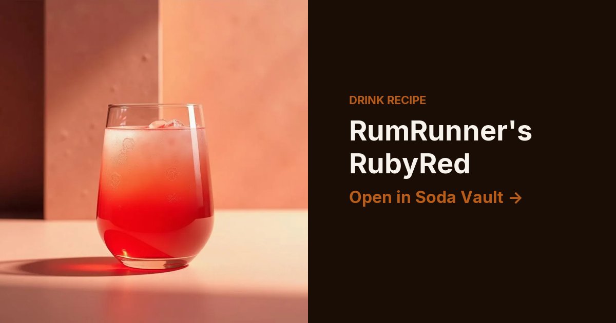 RumRunner's RubyRed
