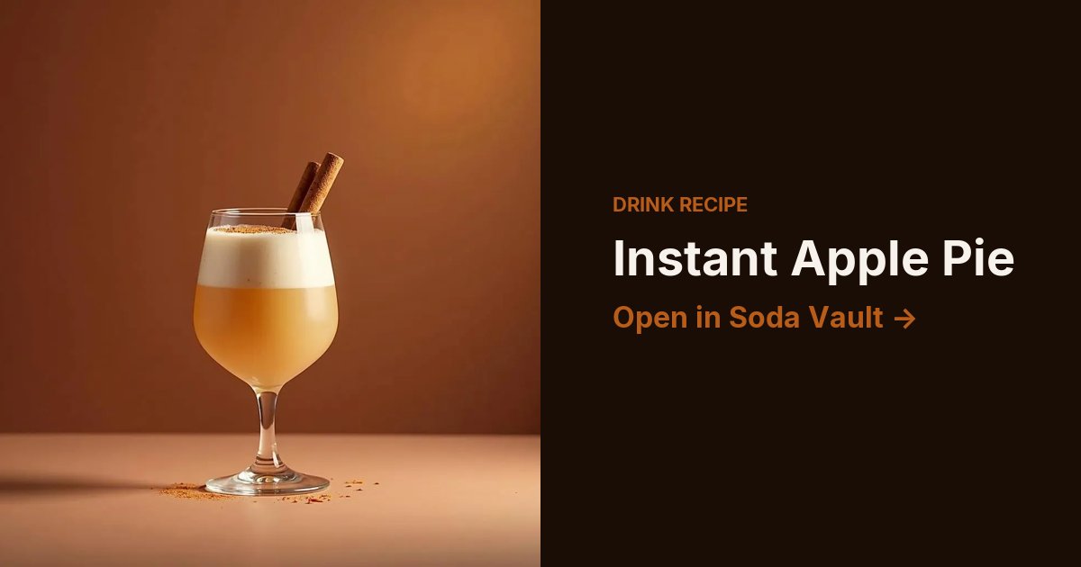 Instant Apple Pie