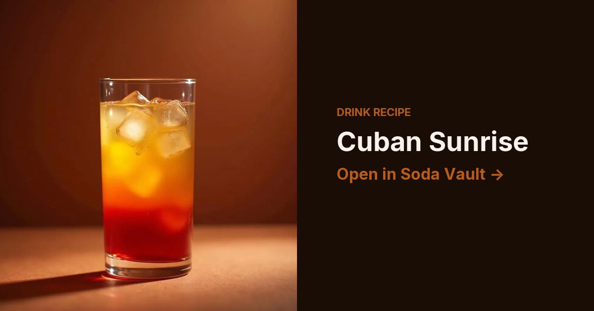 Cuban Sunrise