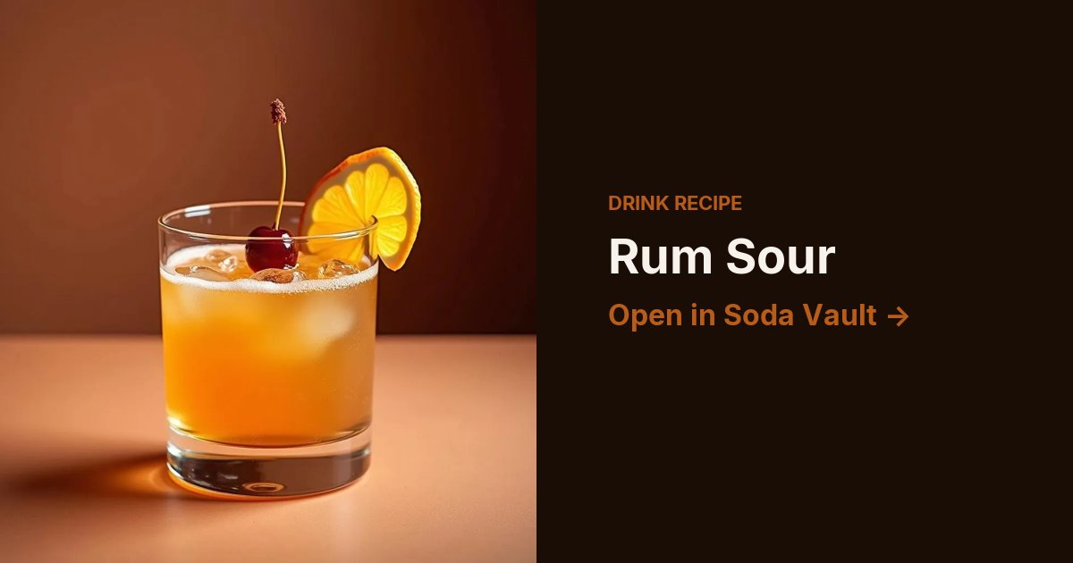 Rum Sour