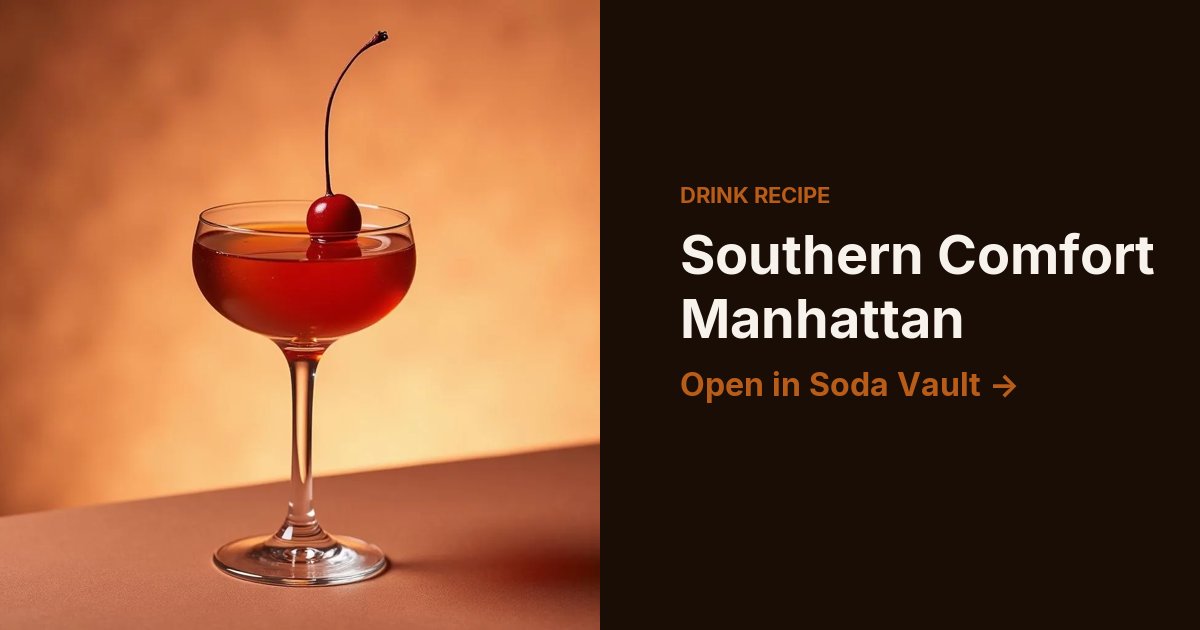 Southern Comfort Manhattan