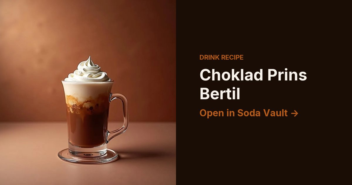 Choklad Prins Bertil