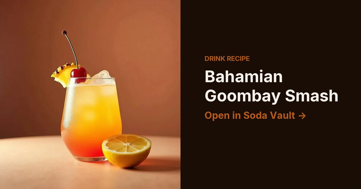 Bahamian Goombay Smash
