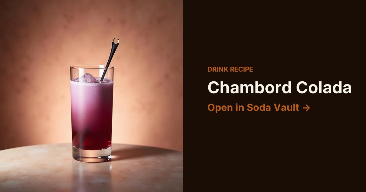 Chambord Colada