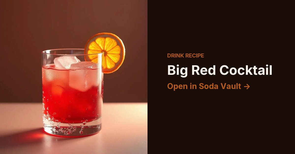 Big Red Cocktail
