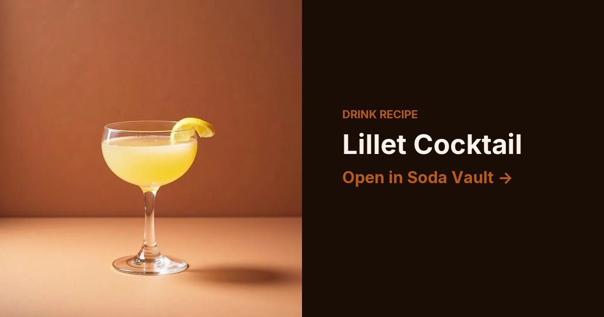 Lillet Cocktail