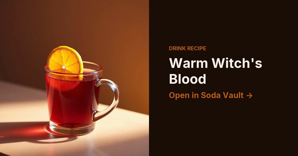 Warm Witch's Blood
