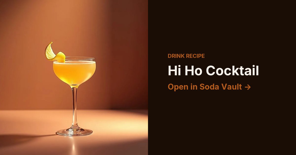 Hi Ho Cocktail