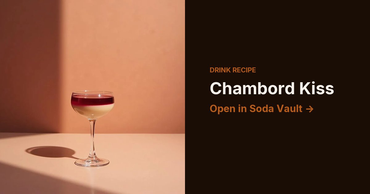 Chambord Kiss