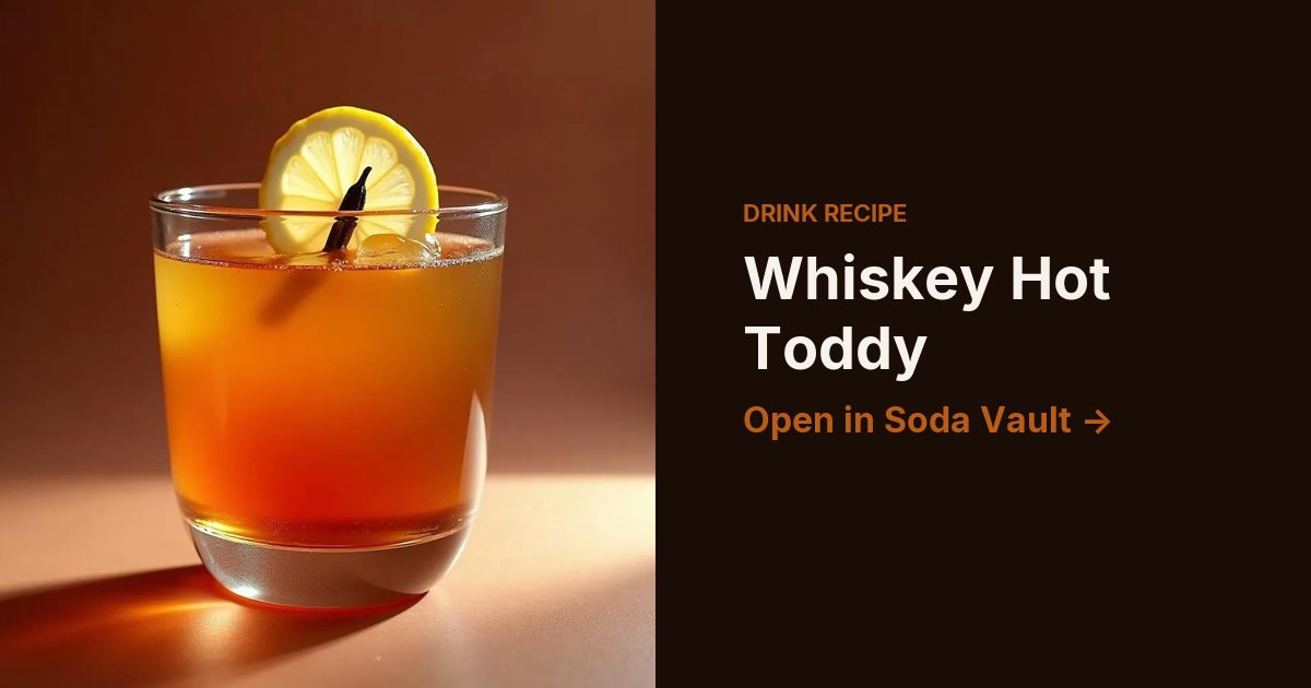 Whiskey Hot Toddy