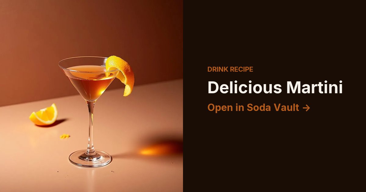 Delicious Martini