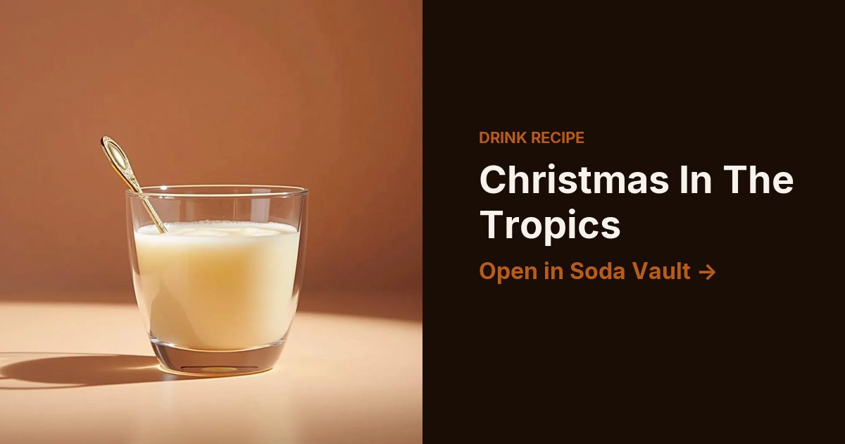 Christmas In The Tropics