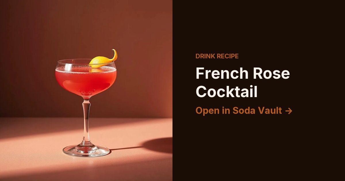 French Rose Cocktail